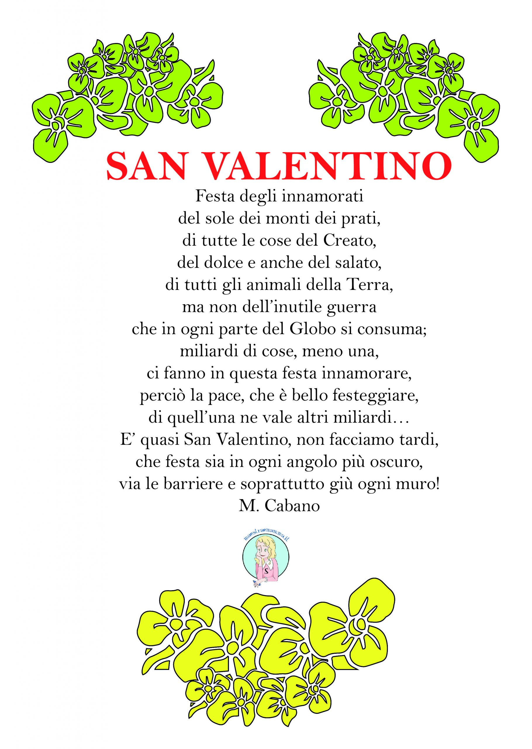Poesia di San Valentino di Marzia Cabano